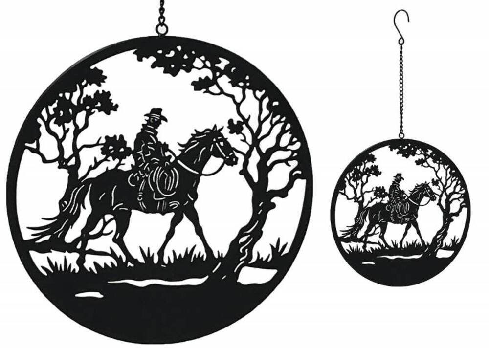 Riding Horseman Wall Art 56cm