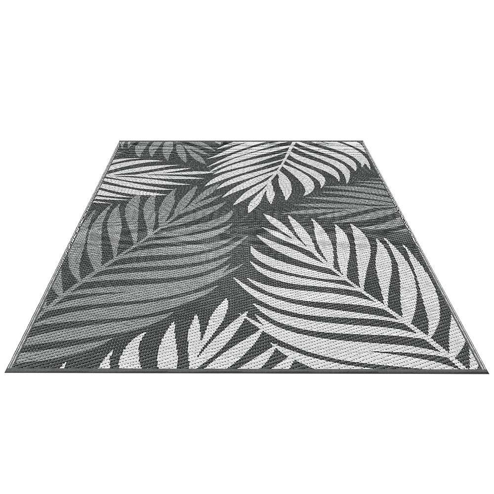 Gardeon Outdoor Rugs 152x244cm Large Carpet Reversible Area Mat PP Dual-Sided Patio Rug Leaf