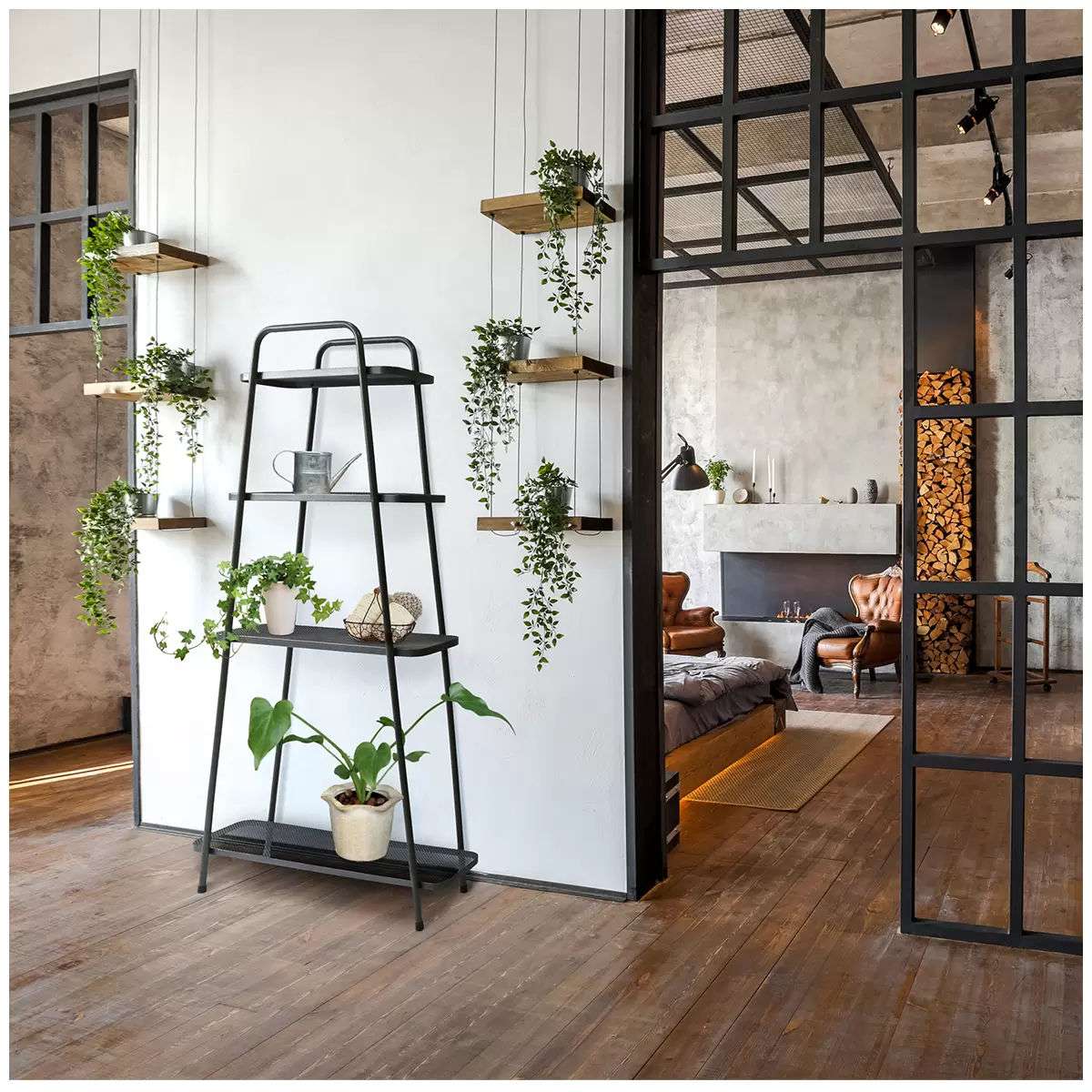 Takasho 4 Tier Modern Plant Stand