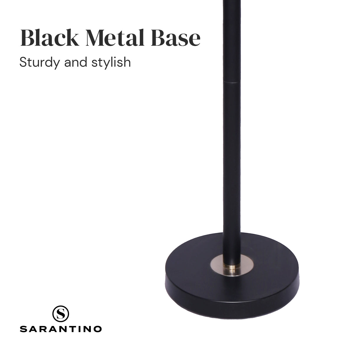 Sarantino Black/Brass Finish Reading Light  Electric Table Lamp