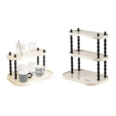 Cup Rack Mug Display Shelf Kitchen Organizer Bar Mug Holder Storage Stand - 3-Layer