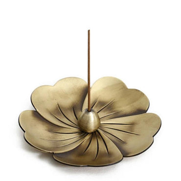 Vintage Alloy Incense Burner - Creative Sandalwood Furnace for Bedroom - Bronze