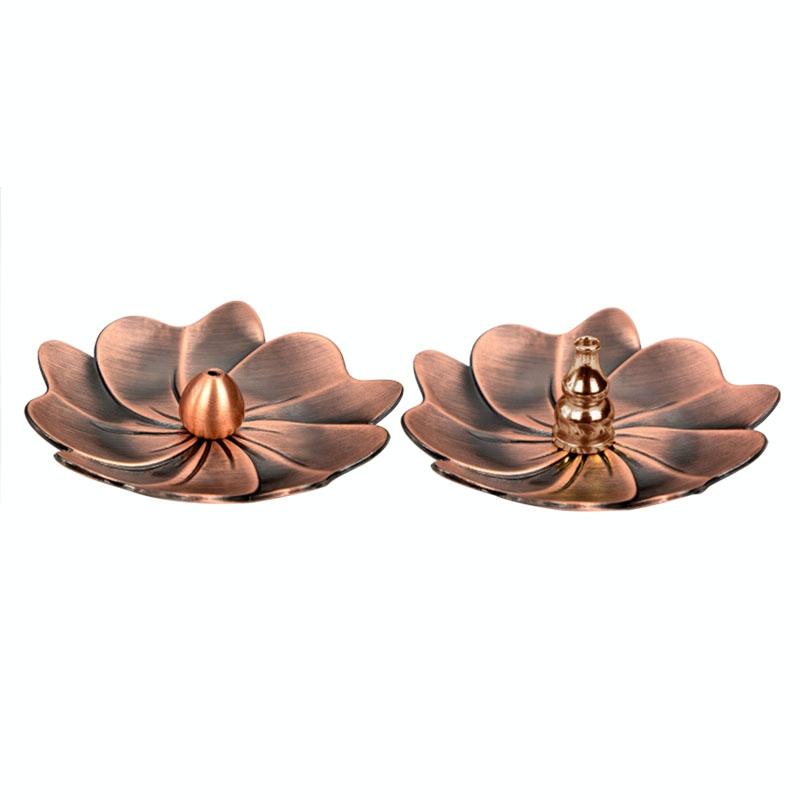 Vintage Alloy Incense Burner - Creative Sandalwood Furnace for Bedroom - Bronze