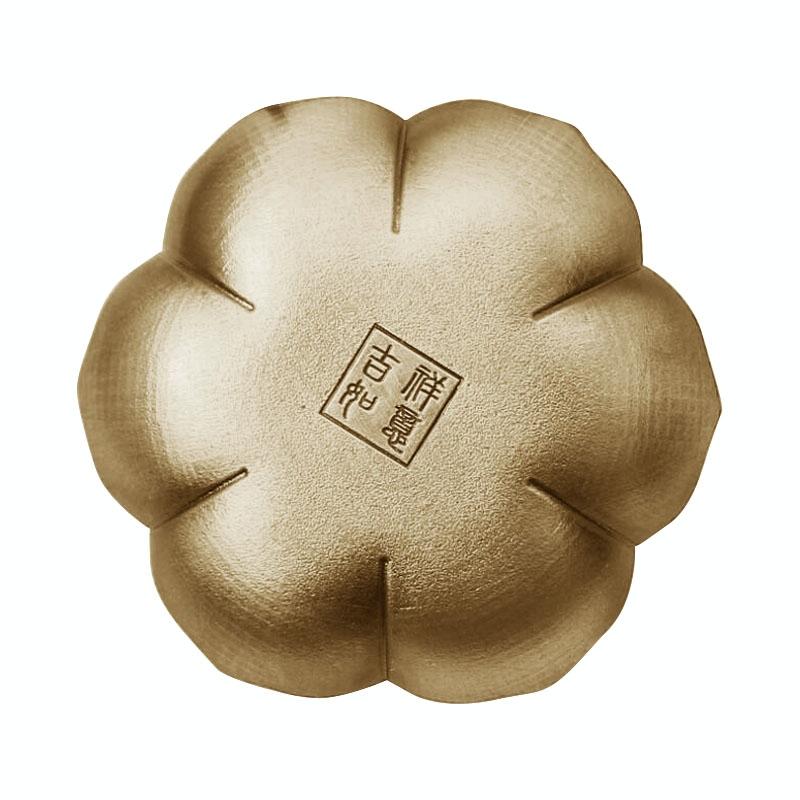 Vintage Sandalwood Incense Burner - Creative Alloy Holder for Bedroom - Red Copper