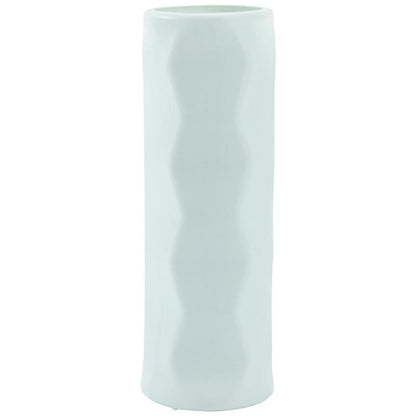 Wave Drop-proof Imitation Porcelain Vase - Simple Home Decor - White