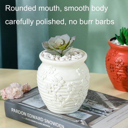 Hydroponic Vase for Home Flower Arrangements - Wet and Dry - Sea Blue