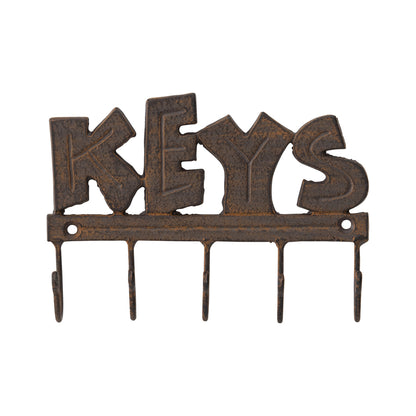 Cast Iron Trendy Wall Hanging Key Hooks 17cm