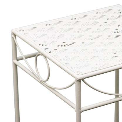 Set 3 Nested Riviera Square Tables / Potplant Stands 70cm, 60cm, 50cm