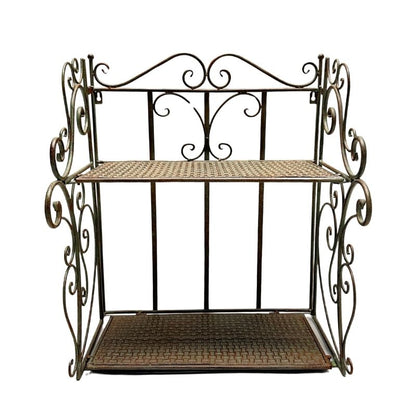 French Provincial 2 Tier Ornate Wall Shelf 60cm