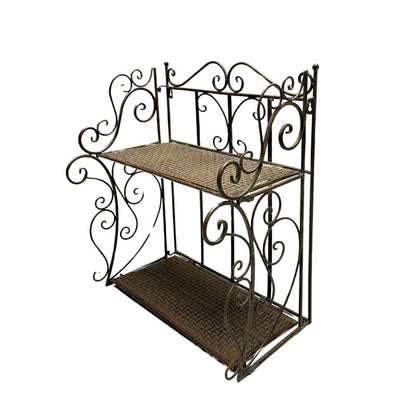 French Provincial 2 Tier Ornate Wall Shelf 60cm