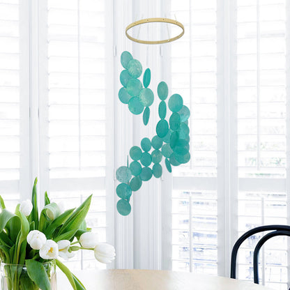 Coloful Bohemian Seashell Wind Chime - Dream Catcher Hanging Decor for Home