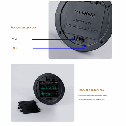 Speckled White Retro Swirl Glass Mushroom Table Lamp - LED Bedside Night Light