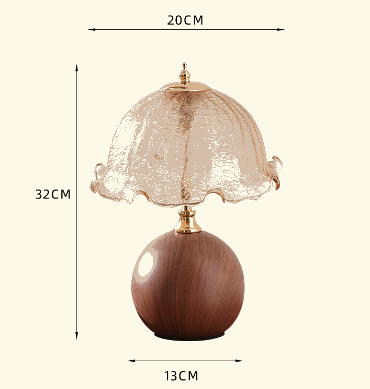 Warm Light French-Inspired Bedside Lamp - Modern Minimalist Warm Light