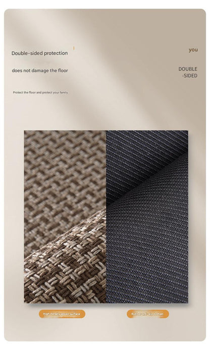 Absorbent & Dirt-Resistant Woven Kitchen Mat - Non-Slip Runner Rug for Home(Style Woven Red)