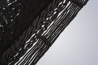 Outdoor undercover cotton Mayan Legacy hammock King size Black